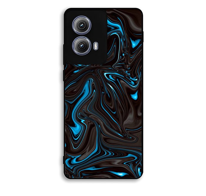 Blue liquid Motorola Moto Edge 2024 Case FE0252