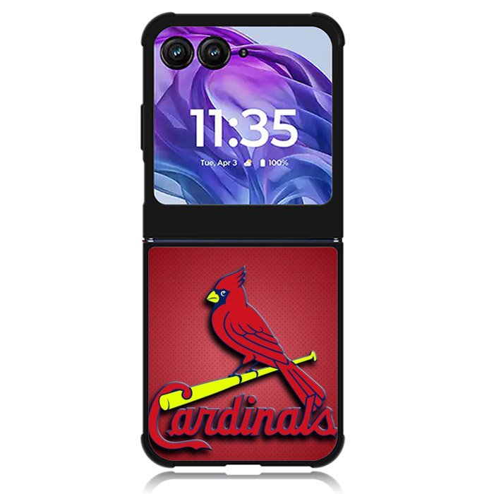 St Louis Cardinals 10th Motorola Moto Razr 2024 , Moto Razr 50 Case