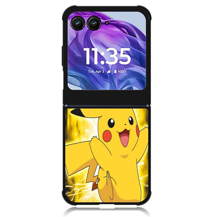 Pokemon Pikachu 3rd Motorola Moto Razr 2024 , Moto Razr 50 Case