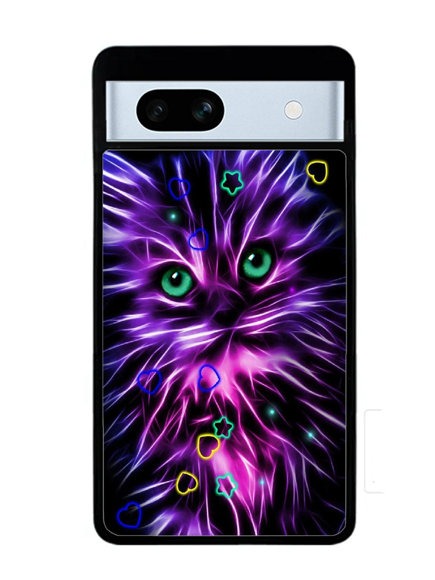 Cat Glow Purple 2nd Google Pixel 7A Case