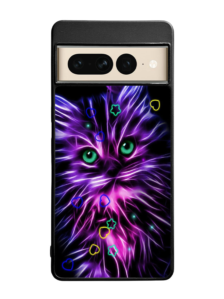 Cat Glow Purple 2nd Google Pixel 7 Pro Case