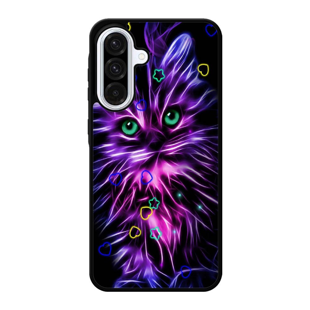 Cat Glow Purple 2nd Samsung Galaxy A56 Case FE4880