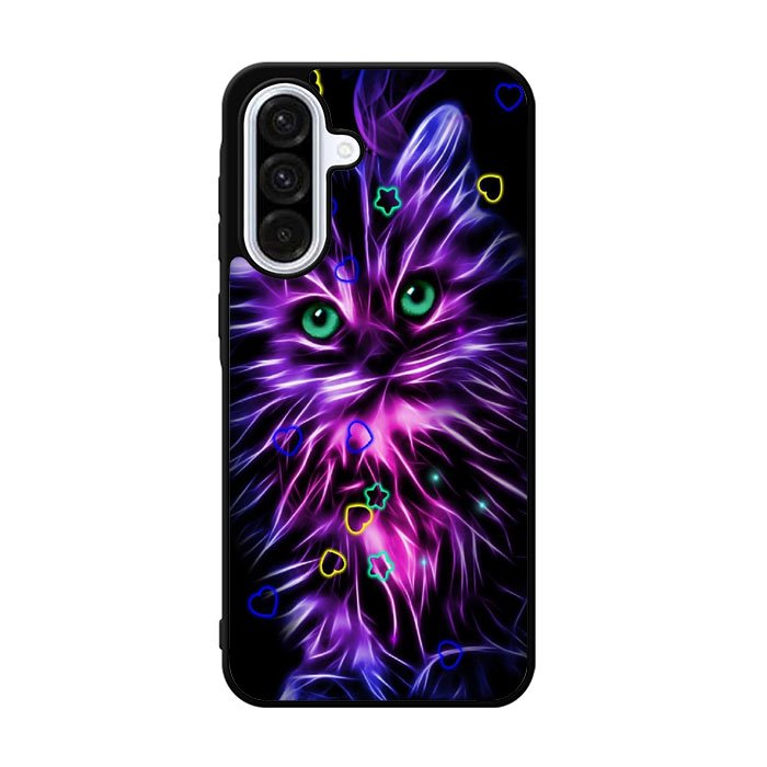 Cat Glow Purple 2nd Samsung Galaxy A36 Case FE2705