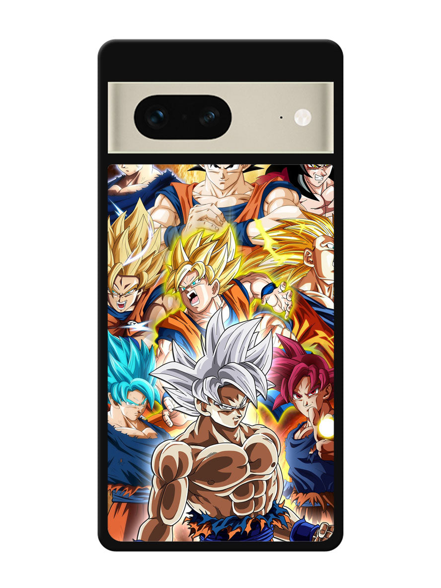 Goku transformations Google Pixel 7 Case