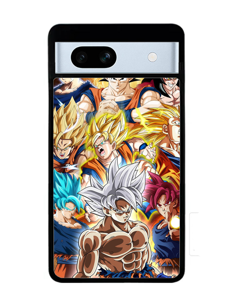 Goku transformations Google Pixel 7A Case
