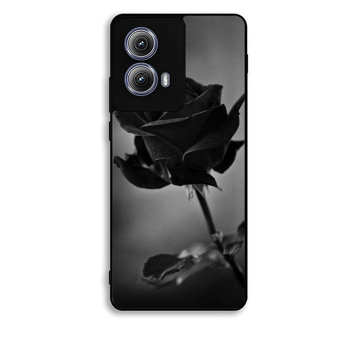 Black Rose Motorola Moto Edge 2024 Case FE1328