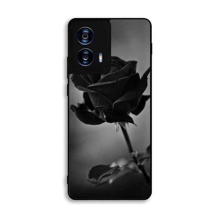 Black Rose Motorola Moto G Power 5G 2024 Case FE1531