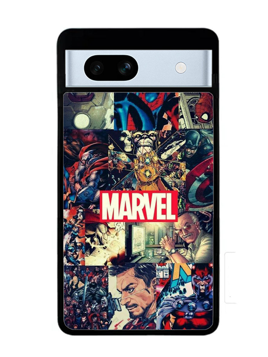 Marvel Comic Heroes Google Pixel 7A Case