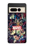 Marvel Comic Heroes Google Pixel 7 Pro Case
