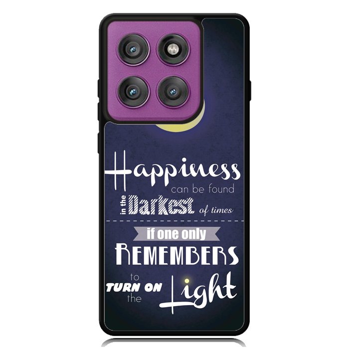 Happiness quote Harry Potter X0513 Motorola Moto Edge 2025 | Moto Edge 60 Fusion | Moto Edge 60 Pro Case