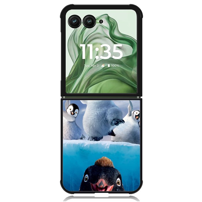 Happy Feet 2 Movie Wallpaper HD  X0588 Motorola Moto Razr+ Plus 2024/2025 Case, Motorola Razr 50 Ultra/50s Ultra Case