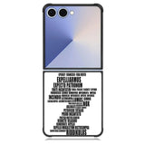 Harry Potter Spells  X0616 Samsung Galaxy Z Flip 7 Case