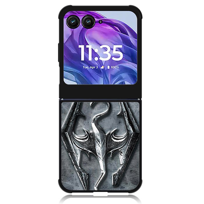 HD Skyrim Logo Motorola Moto Razr 2024 , Moto Razr 50 Case