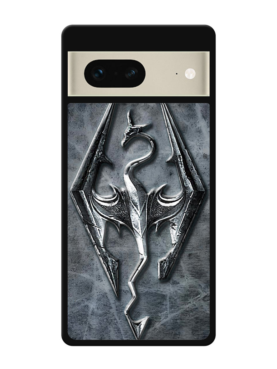 HD Skyrim Logo Google Pixel 7 Case