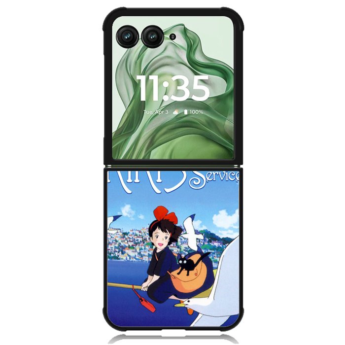 kiki's delivery service X0621 Motorola Moto Razr+ Plus 2024/2025 Case, Motorola Razr 50 Ultra/50s Ultra Case