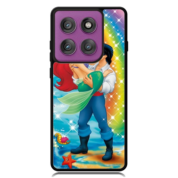 Little Mermaid Ariel Eric rainbow X0631 Motorola Moto Edge 2025 | Moto Edge 60 Fusion | Moto Edge 60 Pro Case