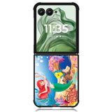 little mermaid Wallpaper X0633 Motorola Moto Razr+ Plus 2024/2025 Case, Motorola Razr 50 Ultra/50s Ultra Case