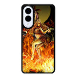 fire women X1048 Samsung Galaxy S25 Edge Case