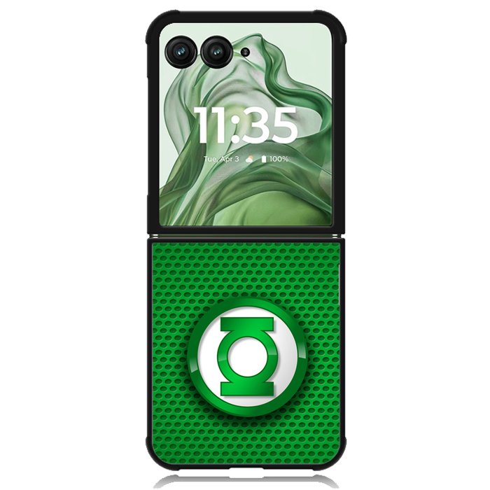 Green Lantern 2 X1065 Motorola Moto Razr+ Plus 2024/2025 Case, Motorola Razr 50 Ultra/50s Ultra Case