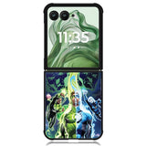 Green Lantern cover X1067 Motorola Moto Razr+ Plus 2024/2025 Case, Motorola Razr 50 Ultra/50s Ultra Case