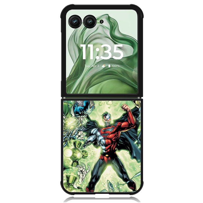 Green Lantern X1066 Motorola Moto Razr+ Plus 2024/2025 Case, Motorola Razr 50 Ultra/50s Ultra Case