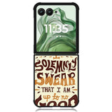 Harry Potter quote I Solemnly Swear That I Am Up To No Good X1072 Motorola Moto Razr+ Plus 2024/2025 Case, Motorola Razr 50 Ultra/50s Ultra Case