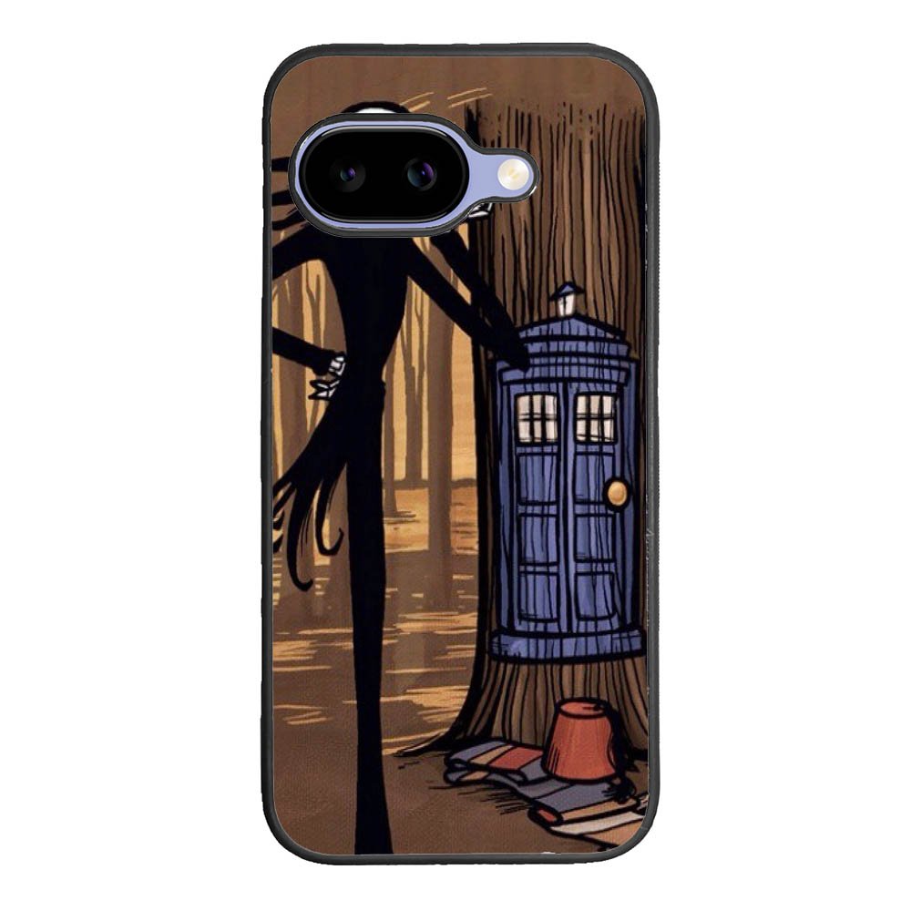 Jack Skellington Tardis X1077 Google Pixel 10A Case