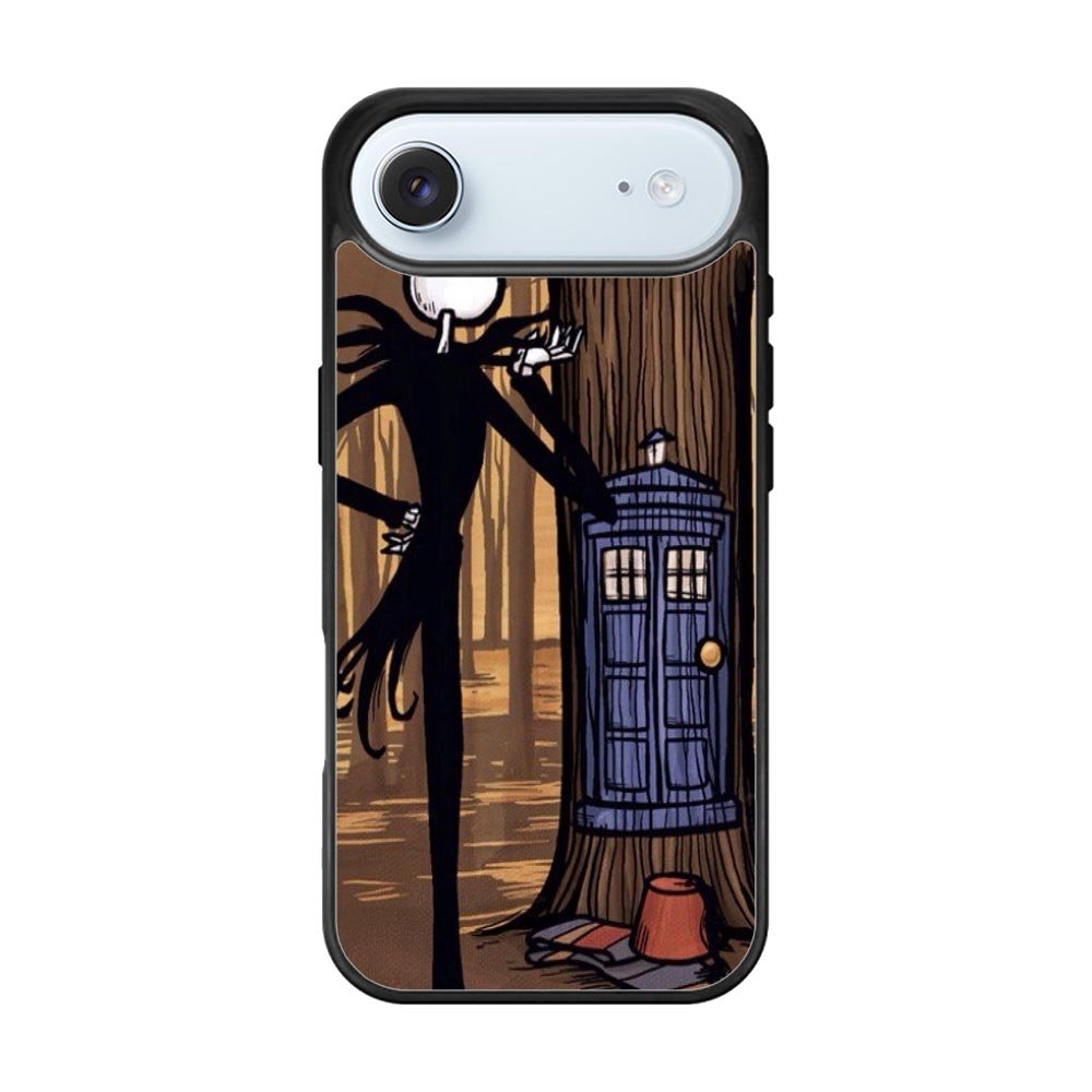 Jack Skellington Tardis X1077 iPhone Air Case