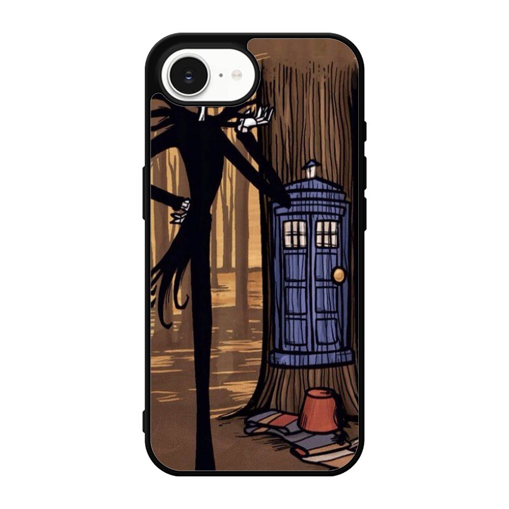 Jack Skellington Tardis X1077 iPhone 17e Case