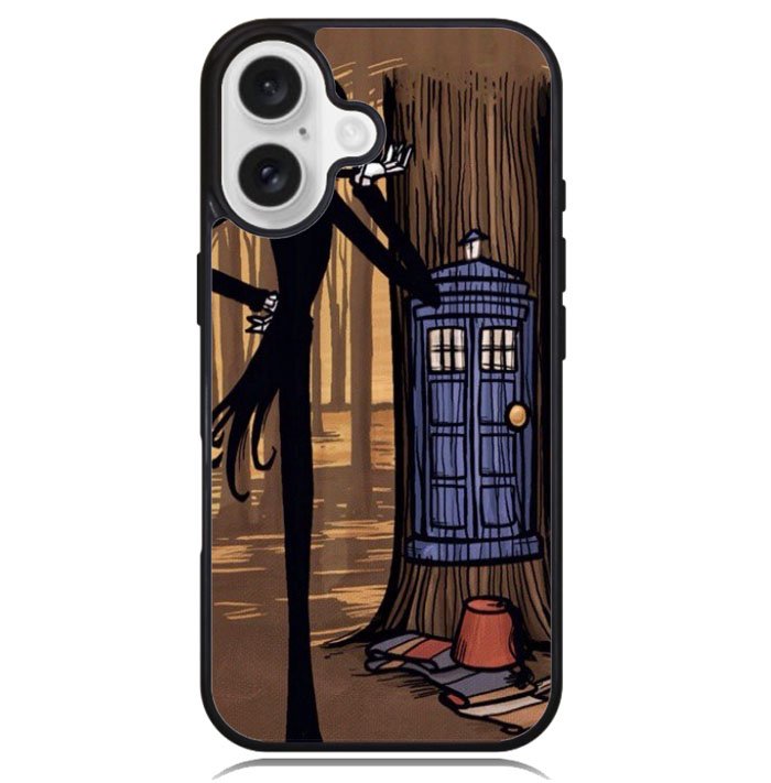 Jack Skellington Tardis X1077 iPhone 16 Plus Case