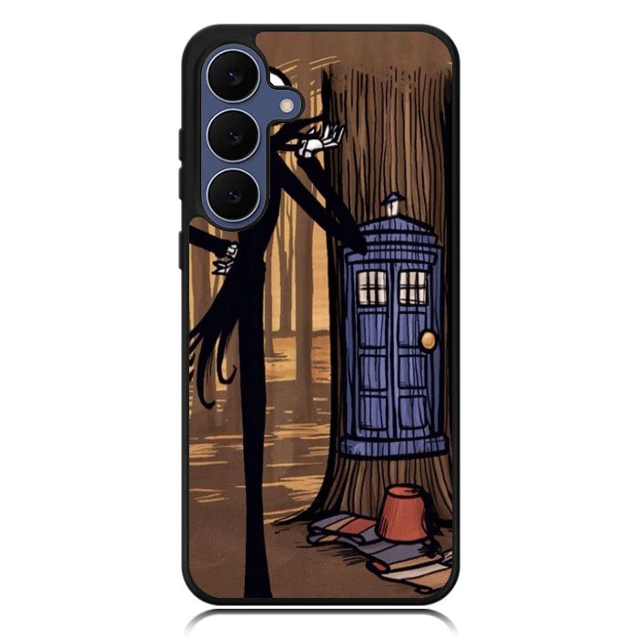 Jack Skellington Tardis X1077 Samsung Galaxy S25 FE Case