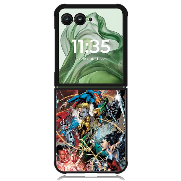 Justice League X1082 Motorola Moto Razr+ Plus 2024/2025 Case, Motorola Razr 50 Ultra/50s Ultra Case