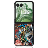 Justice League X1082 Motorola Moto Razr+ Plus 2024/2025 Case, Motorola Razr 50 Ultra/50s Ultra Case