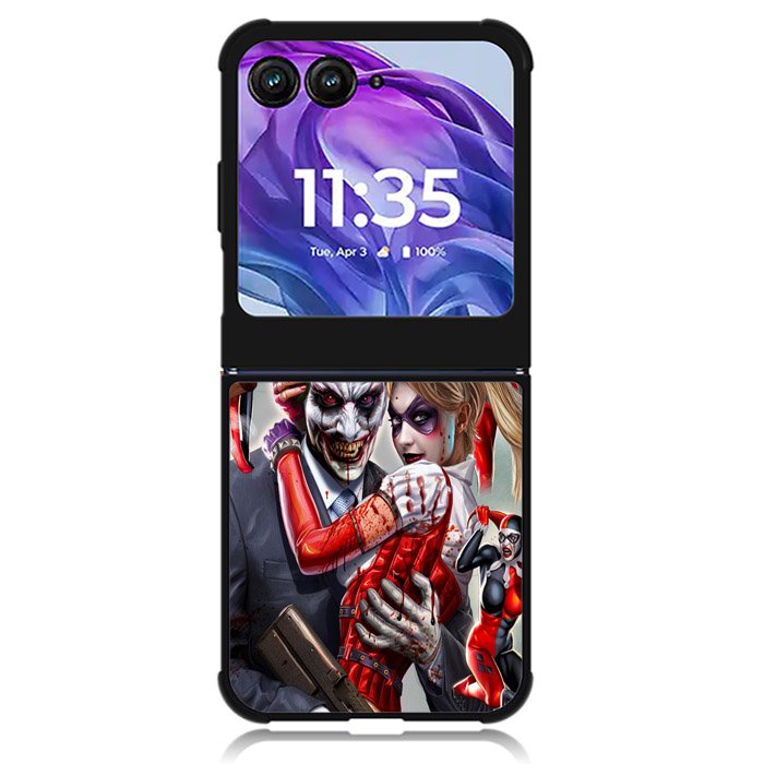 Harley Quinn and Joker Motorola Moto Razr 2024 , Moto Razr 50 Case