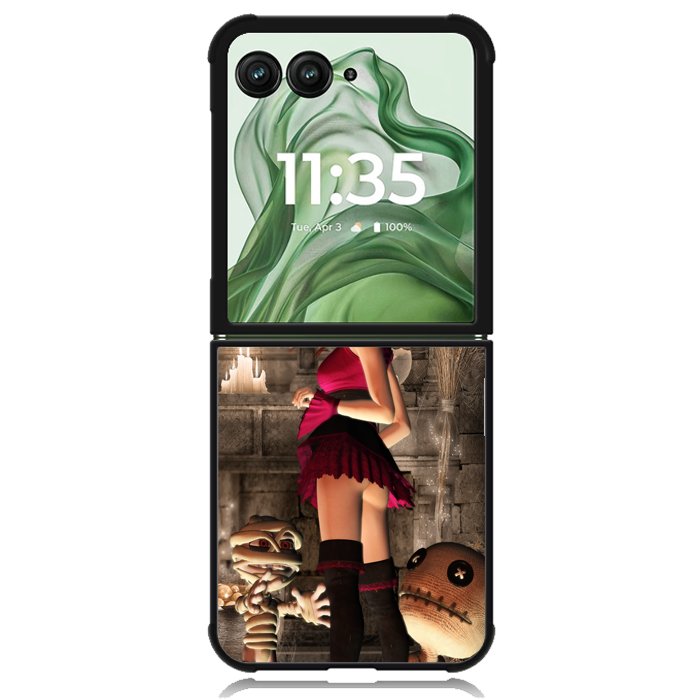 Halloween Mummy X1171 Motorola Moto Razr+ Plus 2024/2025 Case, Motorola Razr 50 Ultra/50s Ultra Case