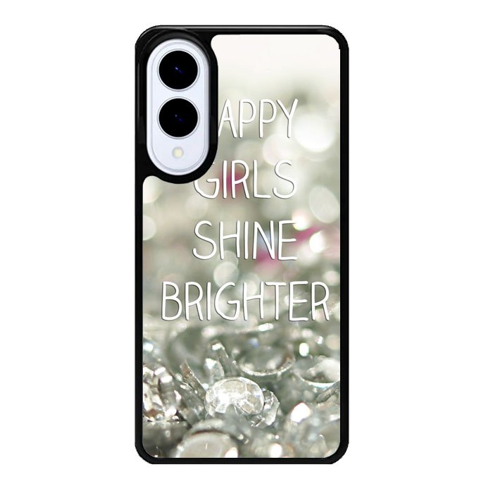 Happy Girls Shine Brighter X1219 Samsung Galaxy S25 Edge Case