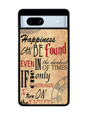 Harry Potter book quote Google Pixel 7A Case