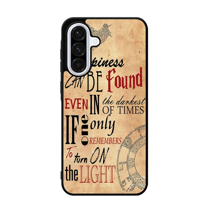 Harry Potter book quote Samsung Galaxy A36 Case FE1587