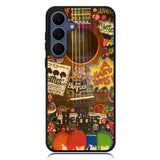 hippie beatles X1207 Samsung Galaxy S25 FE Case