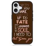 Imagine Dragons Lyric X1209 iPhone 16 Plus Case