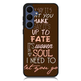 Imagine Dragons Lyric X1209 Samsung Galaxy S25 FE Case