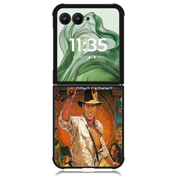 Indiana Jones Adventure Movie  X1216 Motorola Moto Razr+ Plus 2024/2025 Case, Motorola Razr 50 Ultra/50s Ultra Case