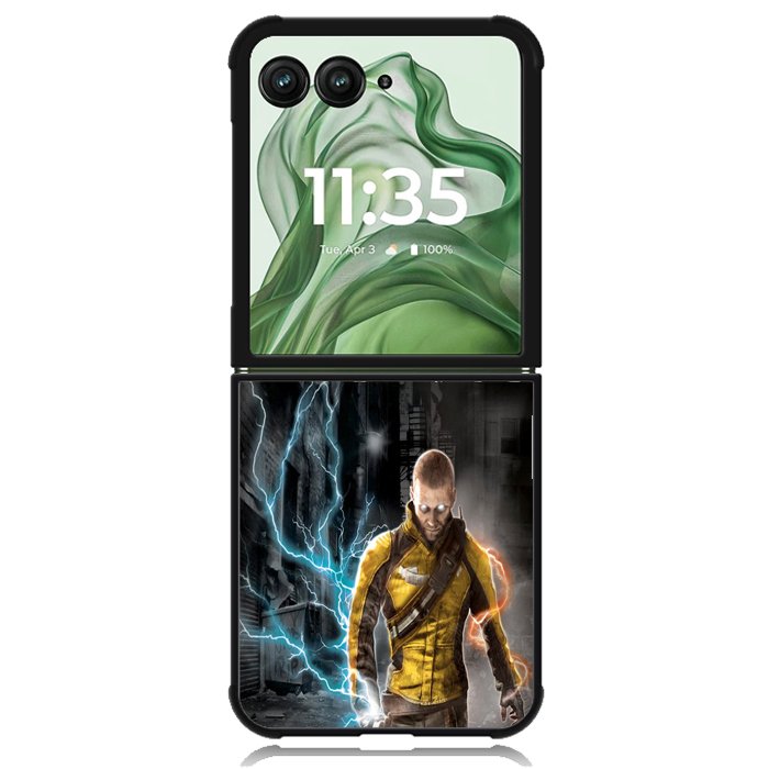 inFamous X1196 Motorola Moto Razr+ Plus 2024/2025 Case, Motorola Razr 50 Ultra/50s Ultra Case