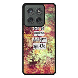 Inspirational Quote sparkle X1218 Motorola Moto Edge 2025 Case