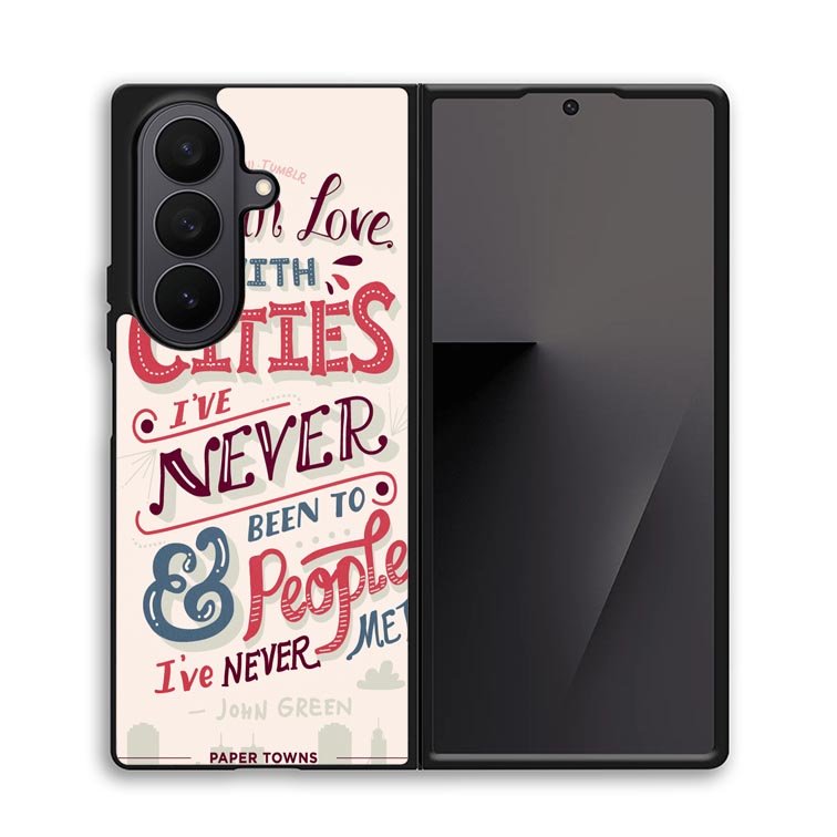 john green, paper towns X1201 Samsung Galaxy Z Fold 7 Case