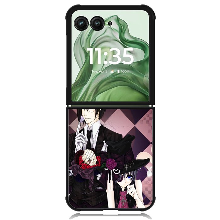 Kuroshitsuji Black Butler  X1224 Motorola Moto Razr+ Plus 2024/2025 Case, Motorola Razr 50 Ultra/50s Ultra Case