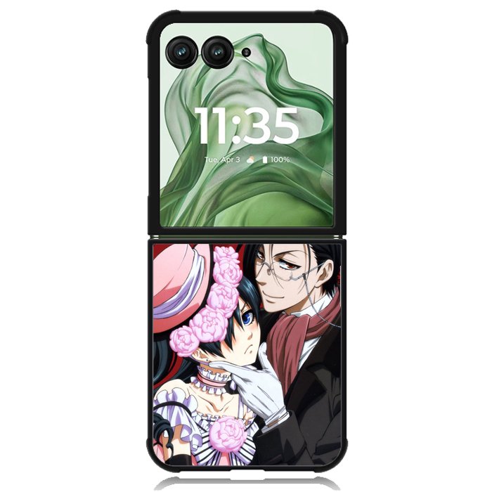 Kuroshitsuji X1225 Motorola Moto Razr+ Plus 2024/2025 Case, Motorola Razr 50 Ultra/50s Ultra Case