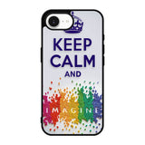 Keep Calm and imagine  X1245 iPhone 17e Case