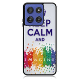 Keep Calm and imagine  X1245 Motorola Moto G Stylus 5G 2025 Case