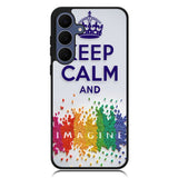 Keep Calm and imagine  X1245 Samsung Galaxy S25 FE Case